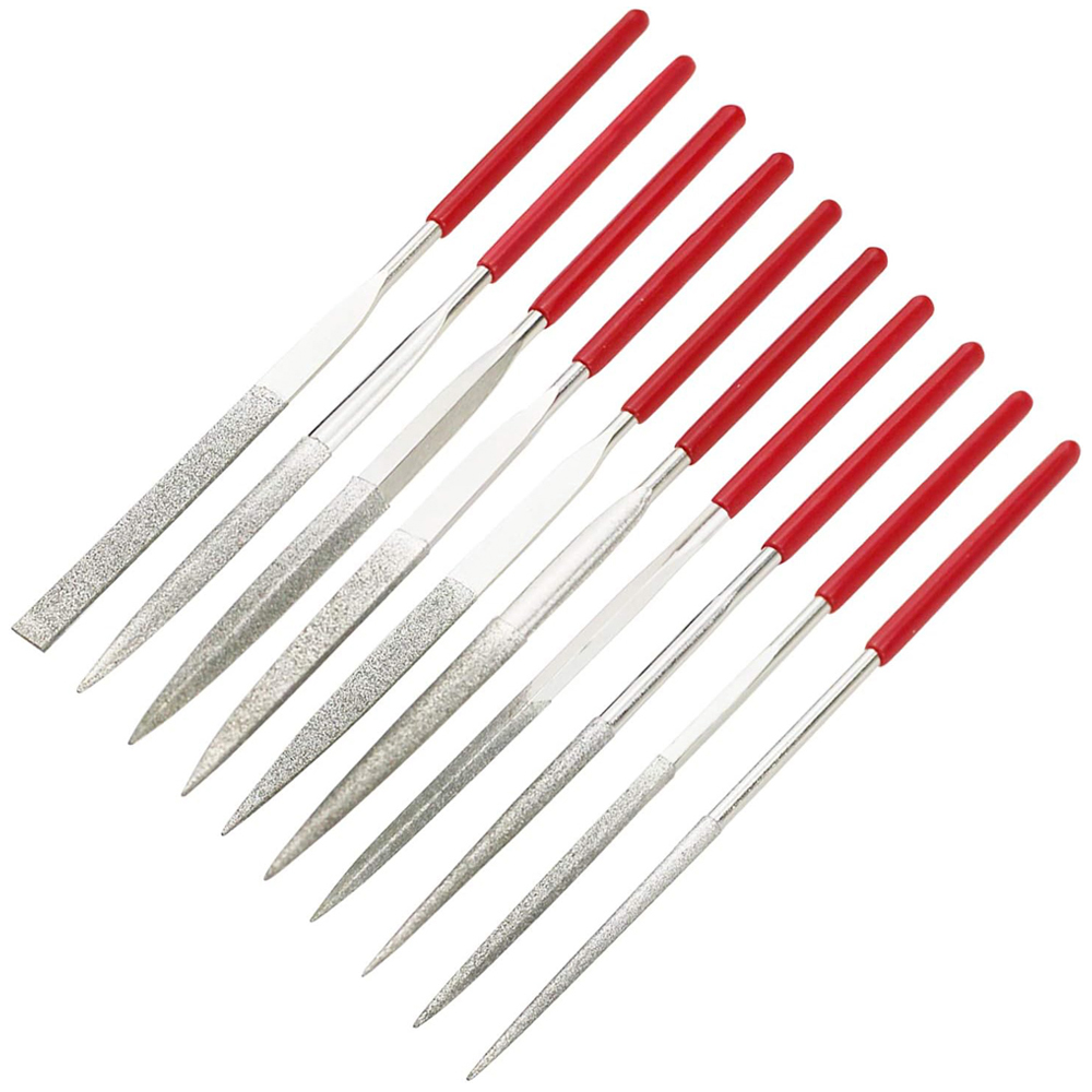 Woodworking Rasps And Files - New 10Pcs Diamond Needle File Set