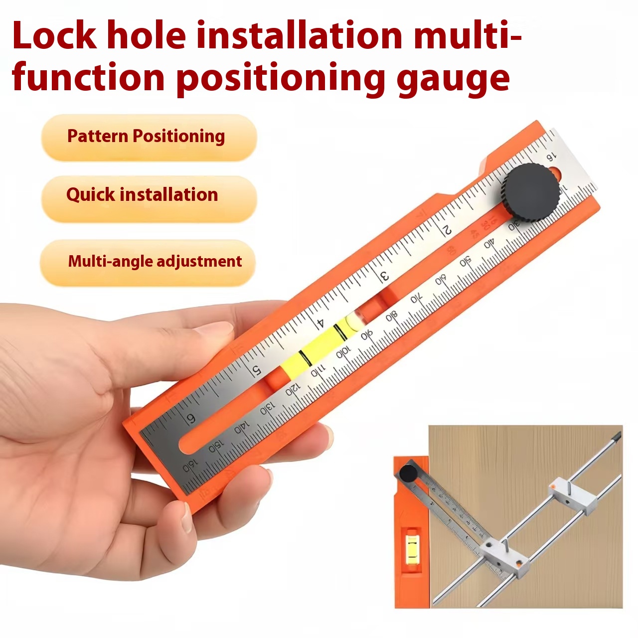 Multi-role Depth Measuring Rul - Woodworking Finishing ulasan dan harga