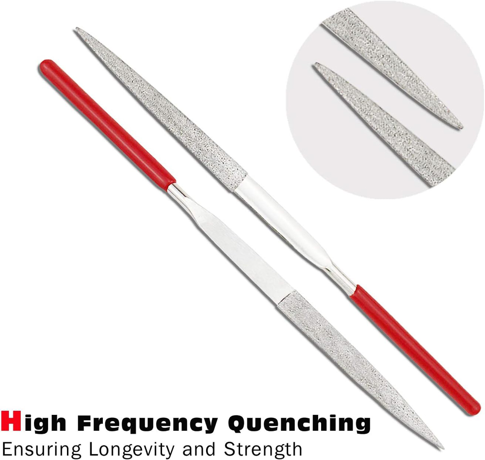 New 10Pcs Diamond Needle File  - Woodworking Rasps And Files ulasan dan harga