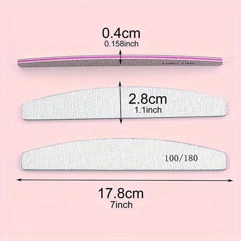12-Piece Professional Manicure - Woodworking Files ulasan dan harga