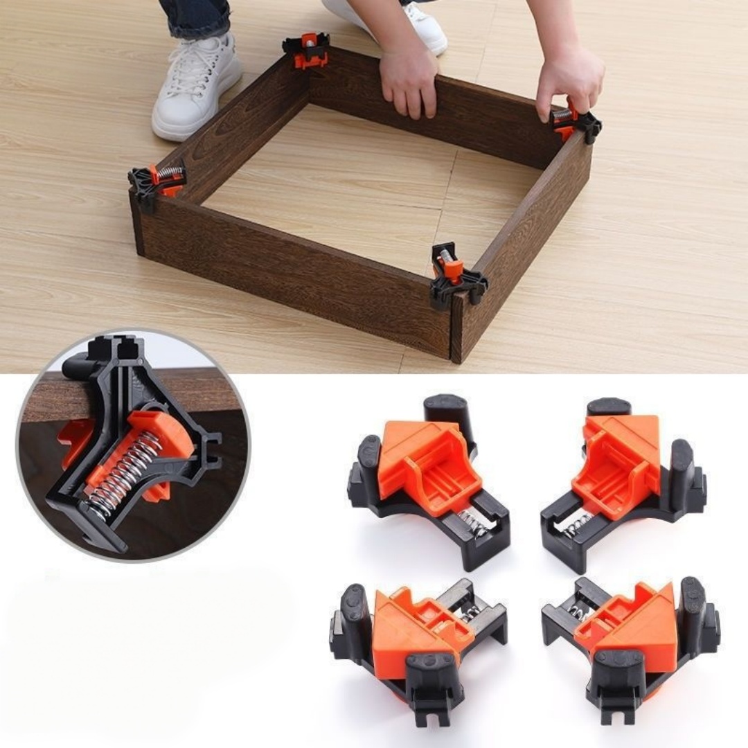 4pcs 90° Right Angle Clamp Fix - Woodworking Company ulasan dan harga