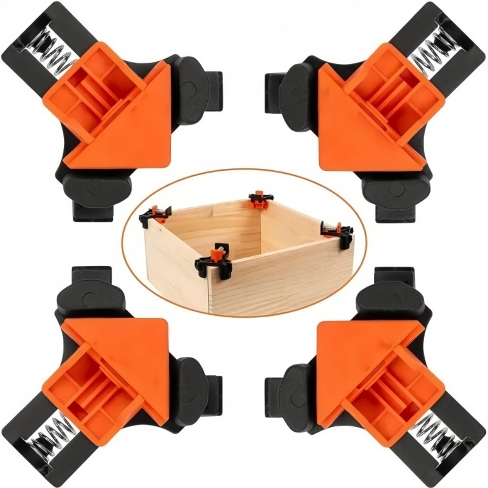4pcs 90° Right Angle Clamp Fix - Woodworking Company ulasan dan harga