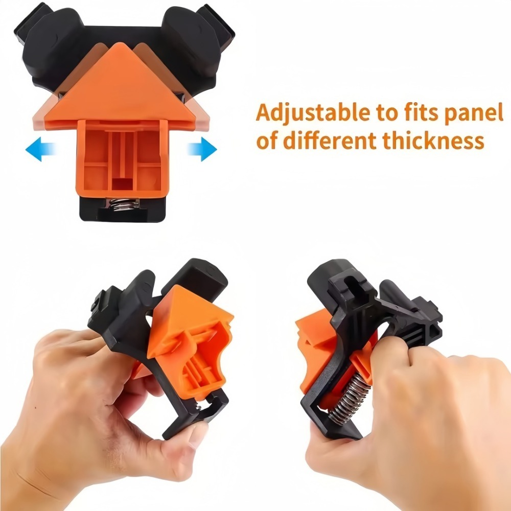 4pcs 90° Right Angle Clamp Fix - Woodworking Company ulasan dan harga