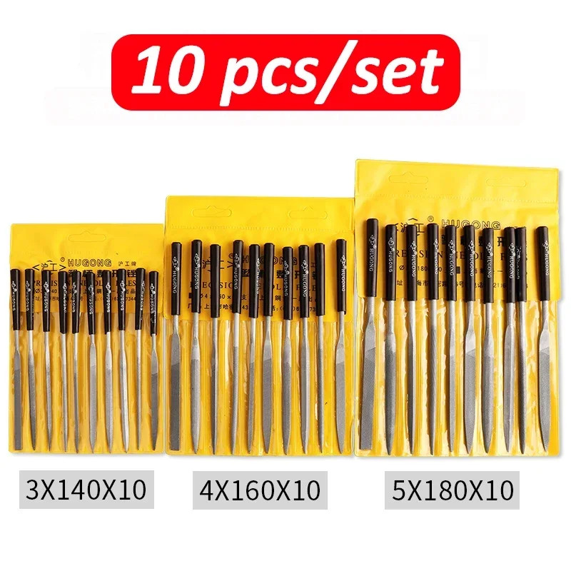 WEELEE 10pcs Metal Needle File - Woodworking Rasps And Files ulasan dan harga