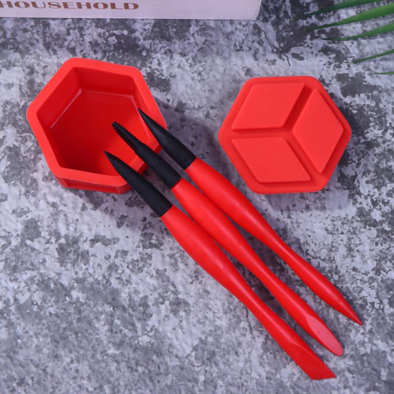 Silicone Glue Brush Kit 3pcs/4 - Woodworking Glue Applicator ulasan dan harga