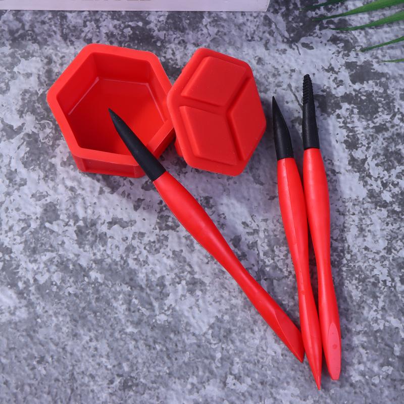 Silicone Glue Brush Kit 3pcs/4 - Woodworking Glue Applicator ulasan dan harga
