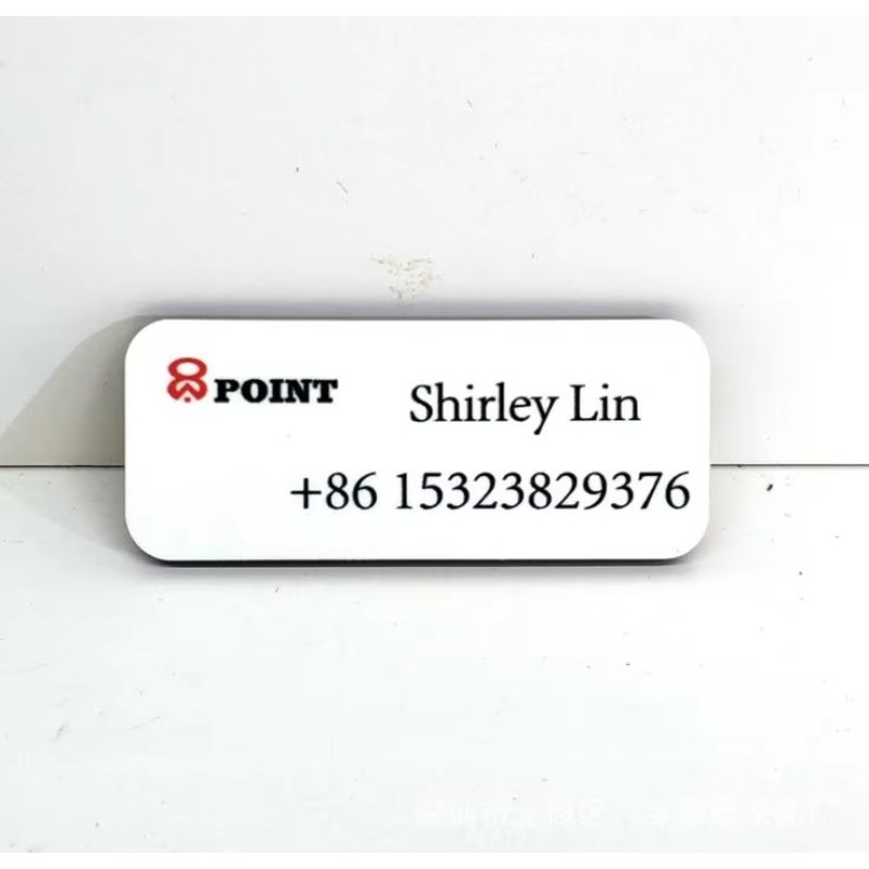 39*76*3mm Rectangle Badge With - Woodworking Names ulasan dan harga
