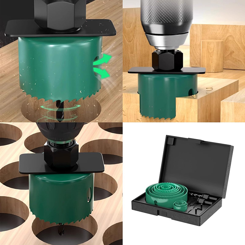 19/8/5PCS 19-127mm Hole Saw Cu - Woodworking Company ulasan dan harga