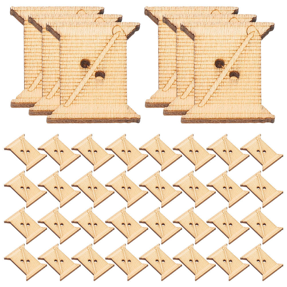100Pcs Wooden Embroidery Floss - Woodworking Diy Projects ulasan dan harga