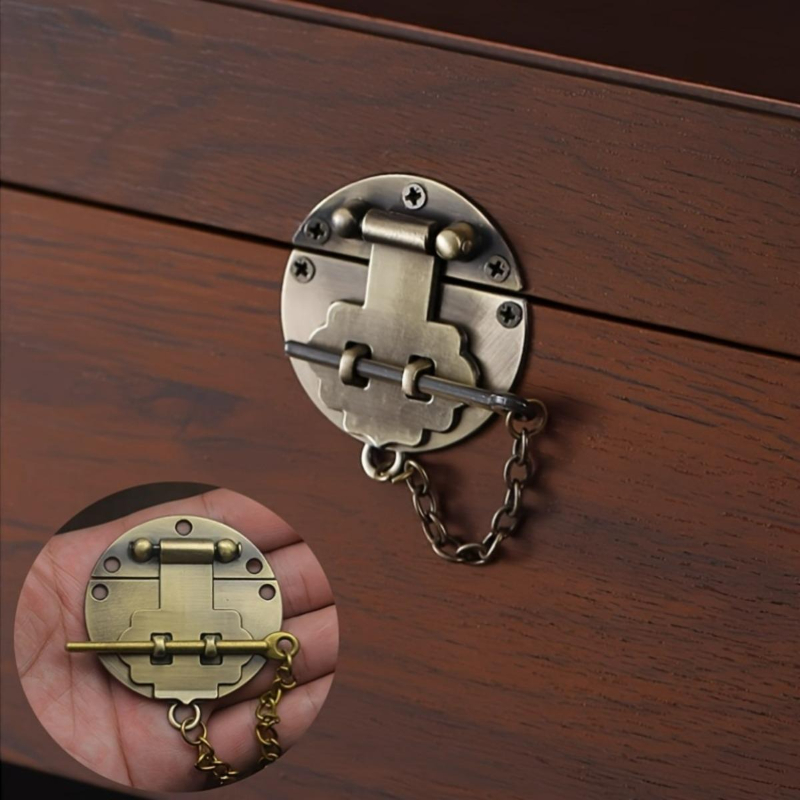 3Pcs Vintage-Style Alloy Lock  - Woodworking Finishing ulasan dan harga