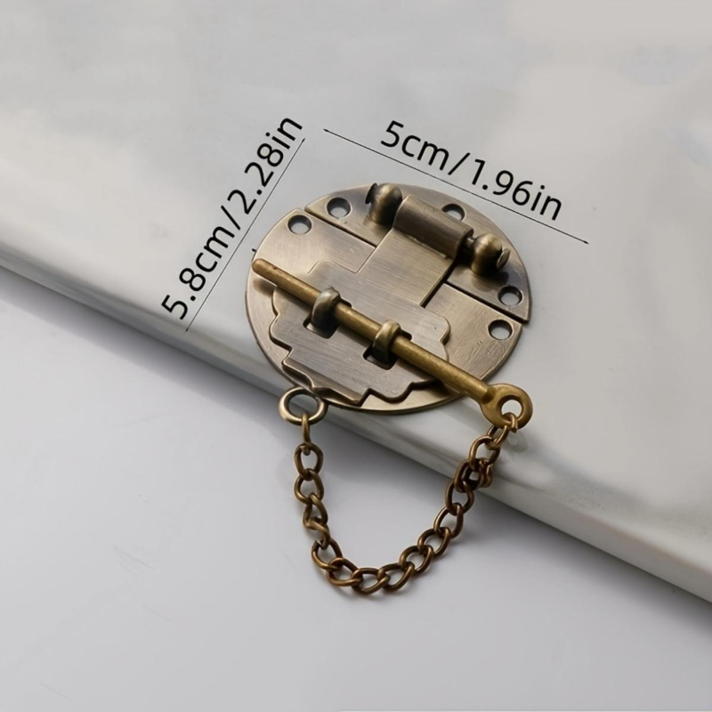 3Pcs Vintage-Style Alloy Lock  - Woodworking Finishing ulasan dan harga
