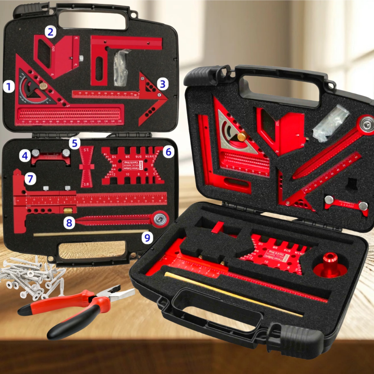 9pcs/10pcs Woodworking Measuri - Woodworking Plans Free ulasan dan harga