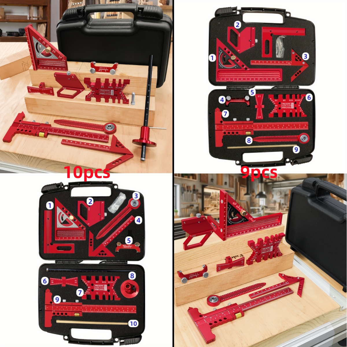 9pcs/10pcs Woodworking Measuri - Woodworking Plans Free ulasan dan harga