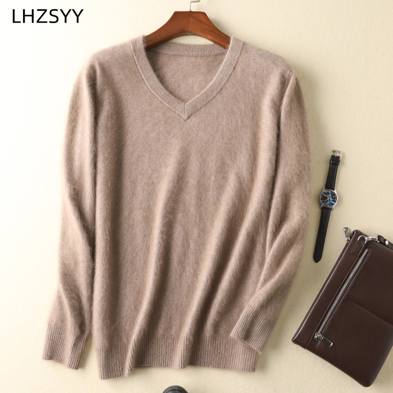 LHZSYY Men's 100% Mink Cashmer - Woodworking Brand ulasan dan harga