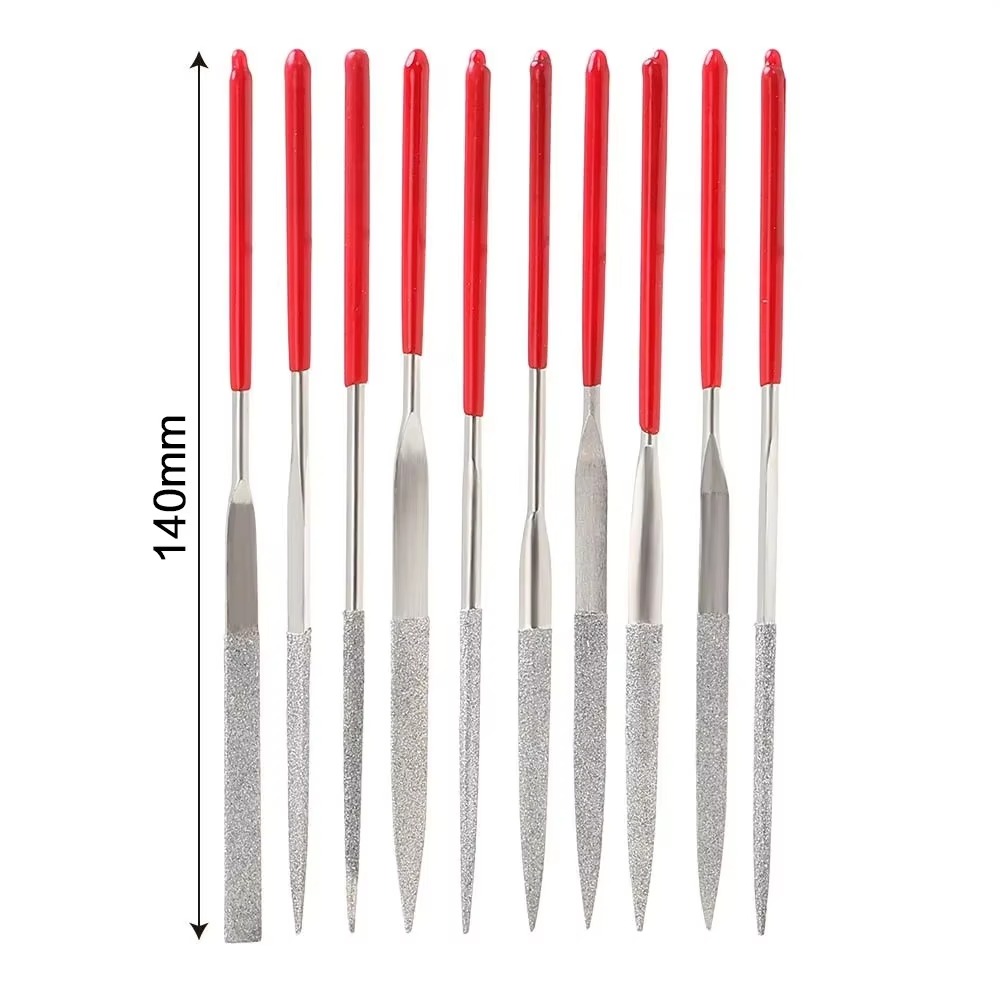 STONEGO 5PCS/10PCS 3x140mm Nee - Woodworking Rasps And Files ulasan dan harga