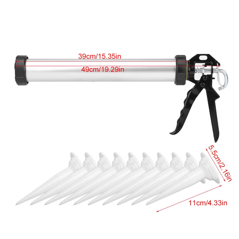 1PCS 600ml Aluminum Tube Silic - Woodworking Terms ulasan dan harga