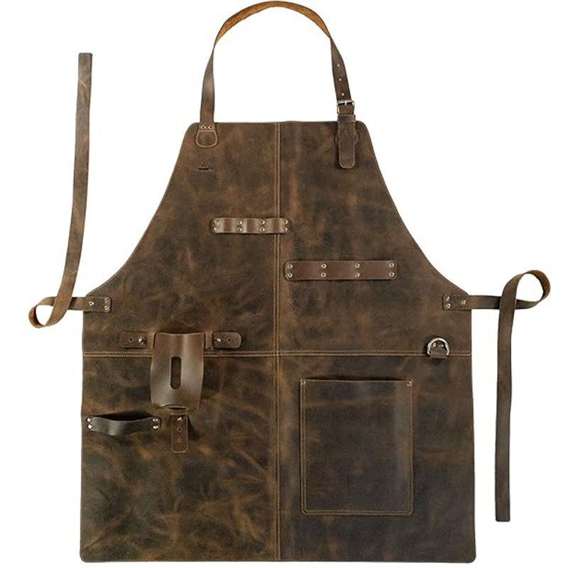 Retro PU Leather Apron, Cross  - Woodworking Artisans ulasan dan harga