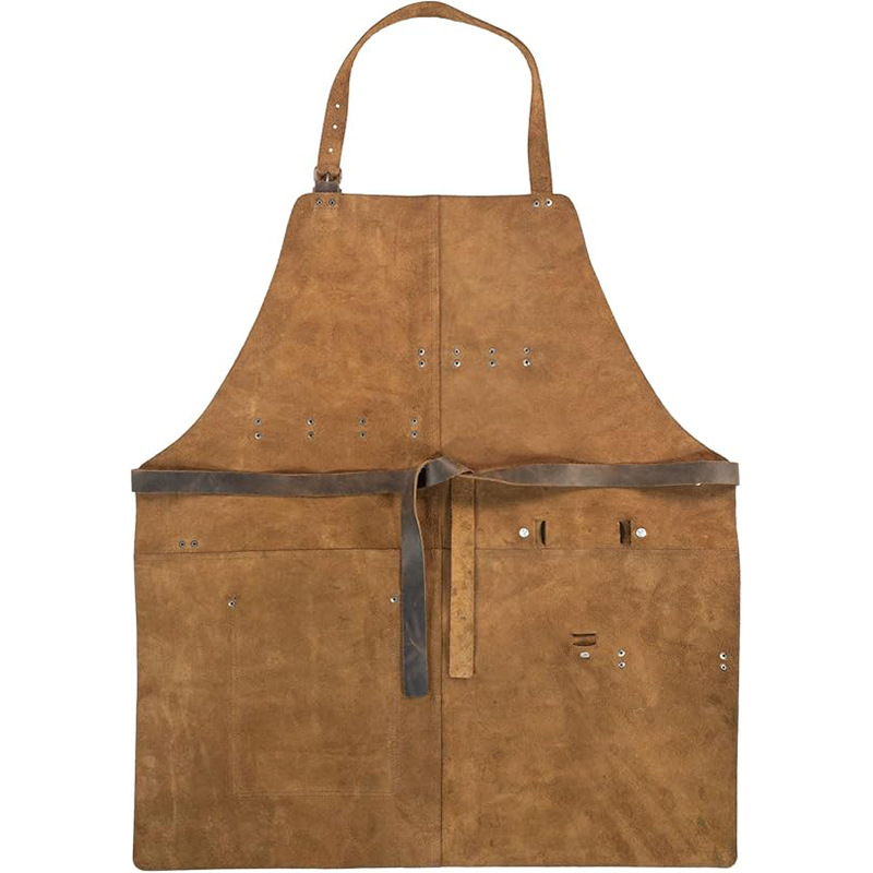 Retro PU Leather Apron, Cross  - Woodworking Artisans ulasan dan harga