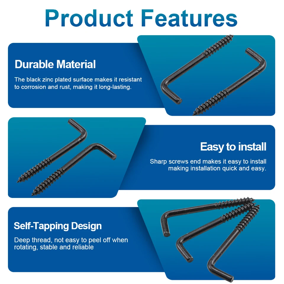 L-shaped ceiling mounting hook - Woodworking Finishing ulasan dan harga